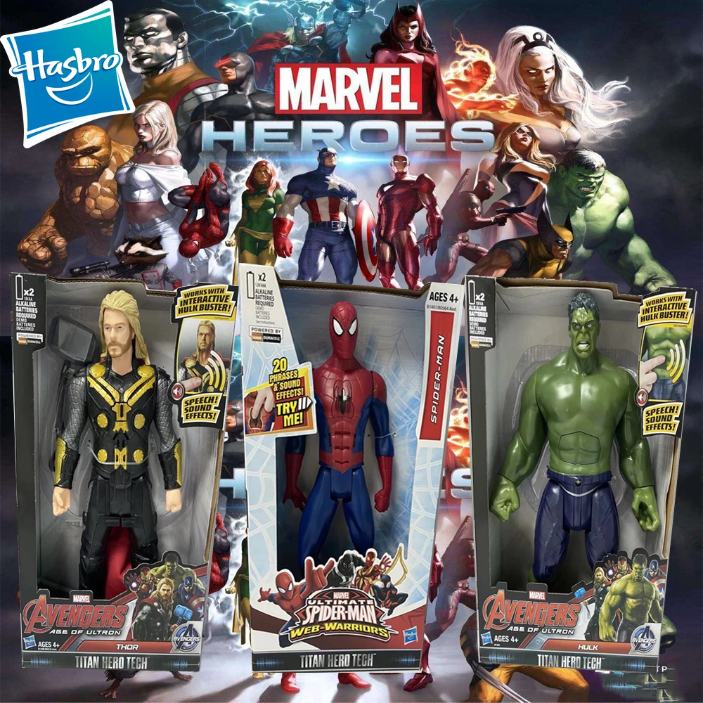 Фигурки Марвел Hasbro, 30 см, Тор, Халк, Человек-паук, аниме, экшн-фигурки, наушники, сборные игрушки, рождественский подарок
Фигурки Марвел Hasbro, 30 см, Тор, Халк, Человек-паук, аниме, экшн-фигурки, наушники, сборные игрушки, рождественский подарок