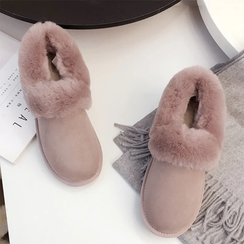 Genuine Sheepskin leather Snow boots Ankle boots women Top quality Australia Boots Winter Boots for women Warm large size
Genuine Sheepskin leather Snow boots Ankle boots women Top quality Australia Boots Winter Boots for women Warm large size