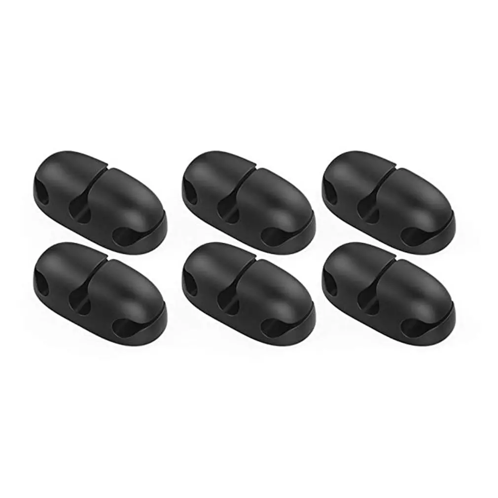 6Pcs 3Hole USB Cable Organizer Wire Winder Silicone Tie Fixer Wire Management organizador Cord Clip Desktop Phone Cables holder 
6Pcs 3Hole USB Cable Organizer Wire Winder Silicone Tie Fixer Wire Management organizador Cord Clip Desktop Phone Cables holder