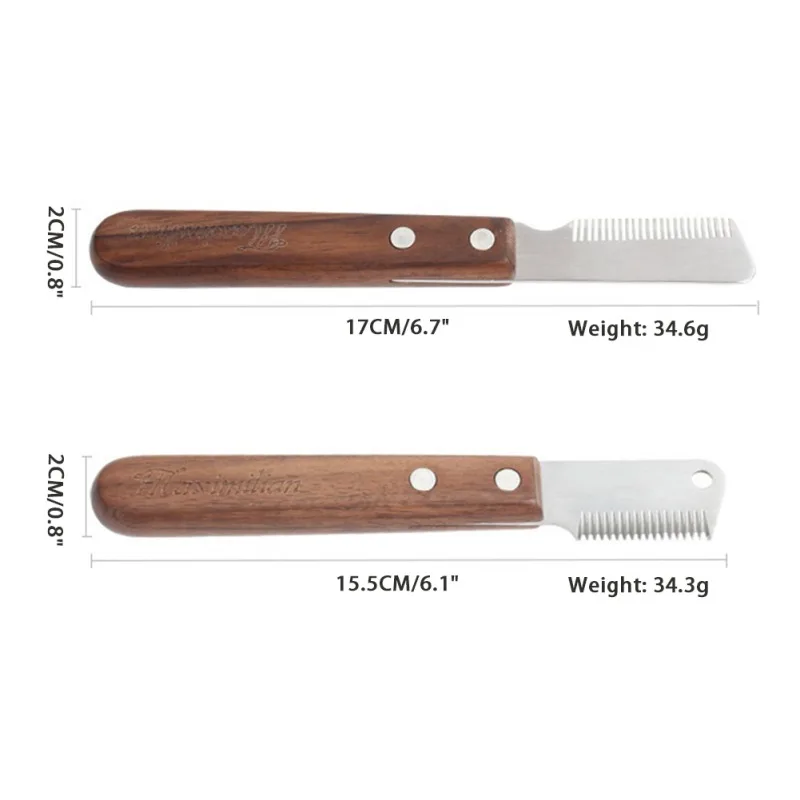 Pet Hair Removal Comb Dog Cat Grooming Comb With Wooden Handle And Hanging Holes Used To Remove Tangles And Knots
Pet Hair Removal Comb Dog Cat Grooming Comb With Wooden Handle And Hanging Holes Used To Remove Tangles And Knots