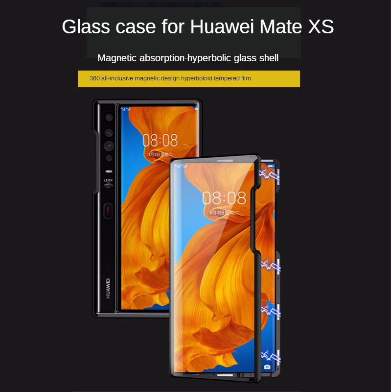 Новый чехол для телефона Huawei Matexs двухсторонний стеклянный Магнитный адсорбционный Mate Xs складной защитный чехол для экрана телефона
Новый чехол для телефона Huawei Matexs двухсторонний стеклянный Магнитный адсорбционный Mate Xs складной защитный чехол для экрана телефона