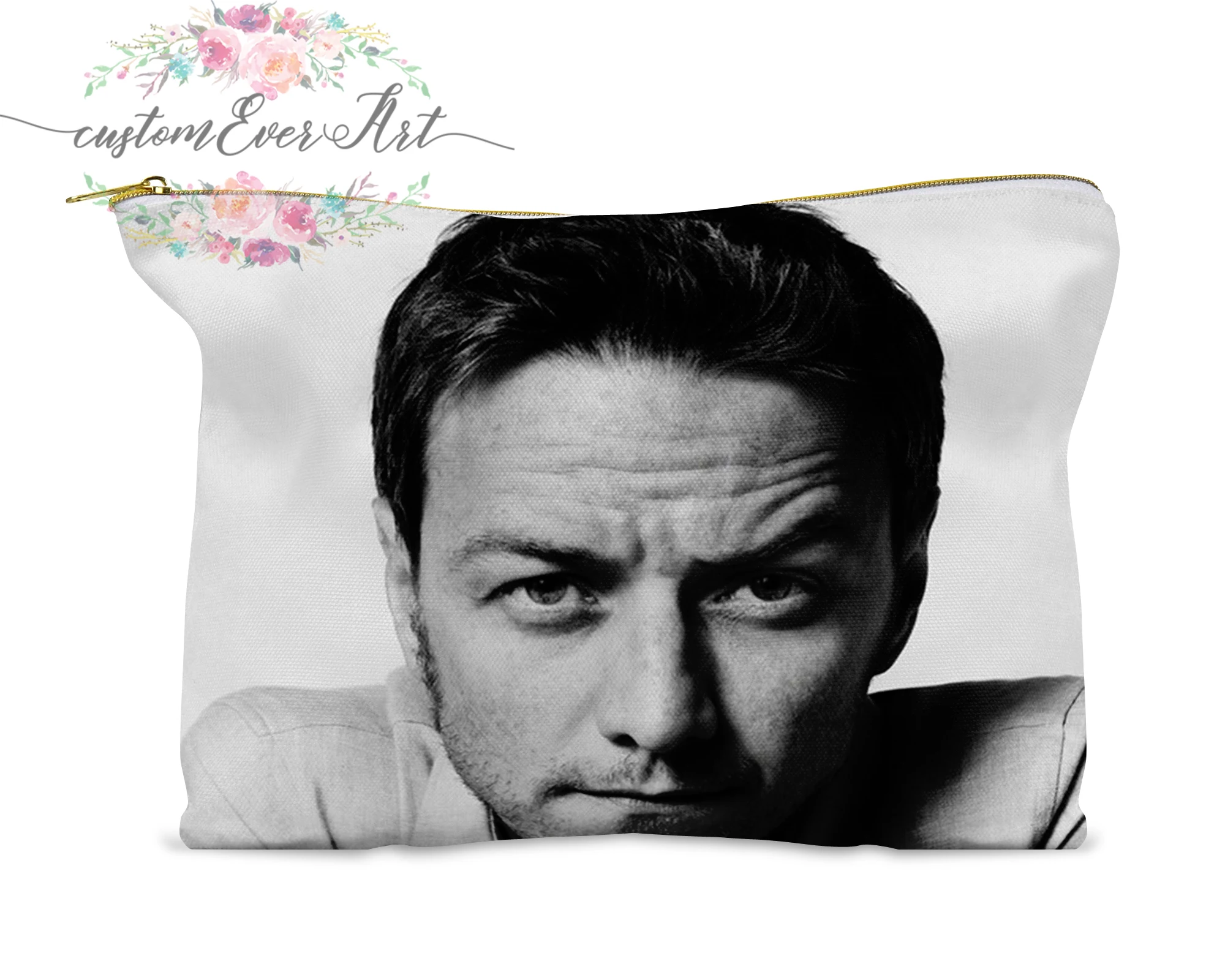 James McAvoy cosmetic bag personalized small makeup bag funny makeup organizer toiletry bag zipper pouch
James McAvoy cosmetic bag personalized small makeup bag funny makeup organizer toiletry bag zipper pouch