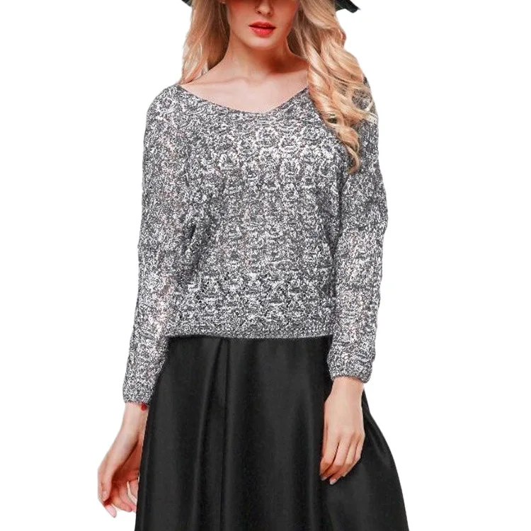 Sexy Hollow Sweater Women Spring And Autumn Pullovers Thin Loose V-neck Women Sweater Casual Long Sleeves Sweater Pull Femme
Sexy Hollow Sweater Women Spring And Autumn Pullovers Thin Loose V-neck Women Sweater Casual Long Sleeves Sweater Pull Femme