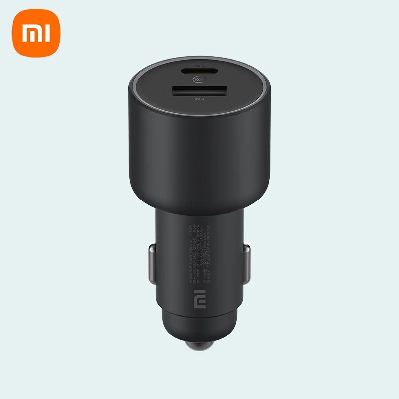 

100% Original Xiaomi Car Charger Quick Charge 100w / 1A1C USB A Fast Charging Type-C Car charger For Xiaomi iPhone Samsung etc