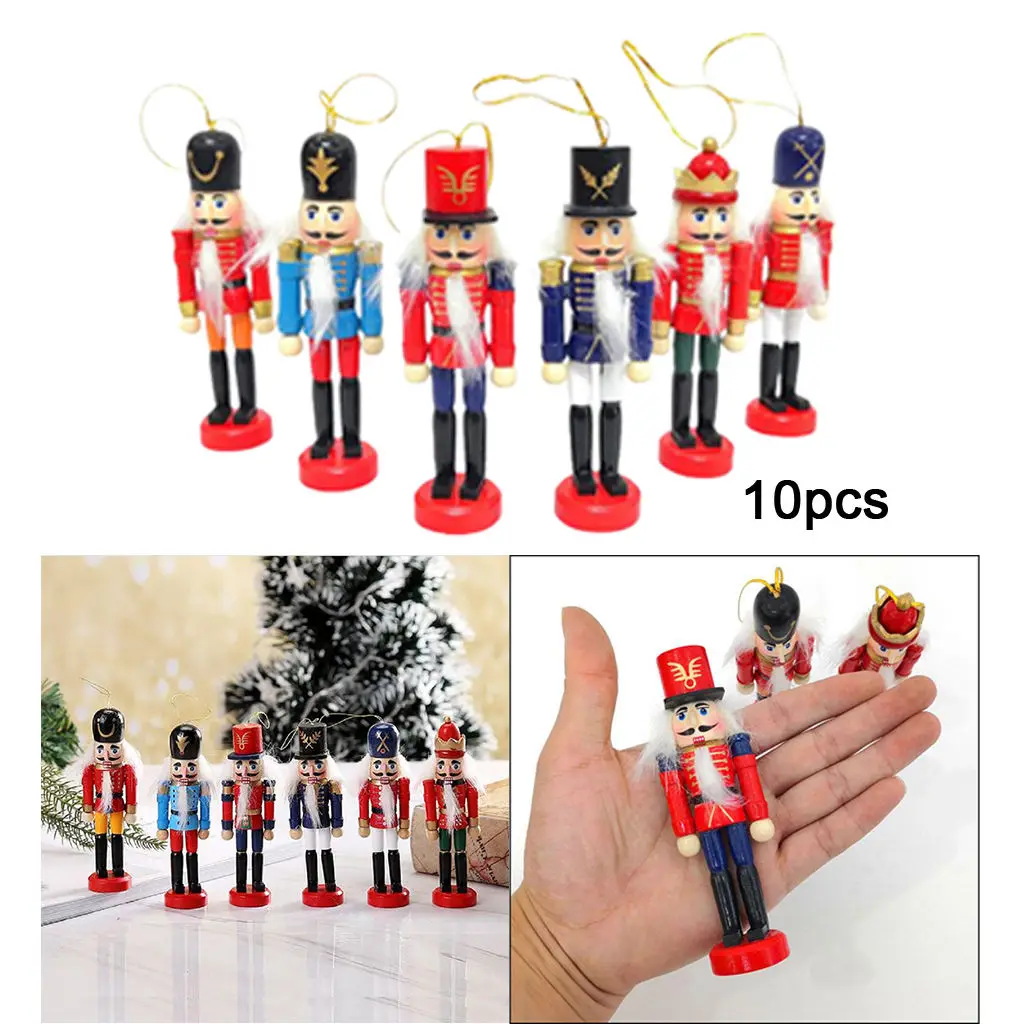60 PCS Per Set Christmas Decorations Nutcrackers Wooden Soldier Puppet 12.5cm
60 PCS Per Set Christmas Decorations Nutcrackers Wooden Soldier Puppet 12.5cm