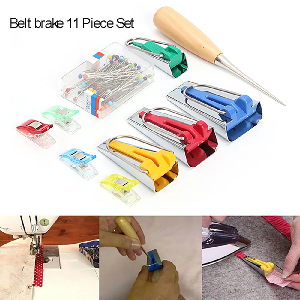 11pcs Bias Tape Makers Bias Binding Tape Maker Quilting Hemming Sewing Tools DIY Sewing Machine Accessories Craft Tools Kit
11pcs Bias Tape Makers Bias Binding Tape Maker Quilting Hemming Sewing Tools DIY Sewing Machine Accessories Craft Tools Kit