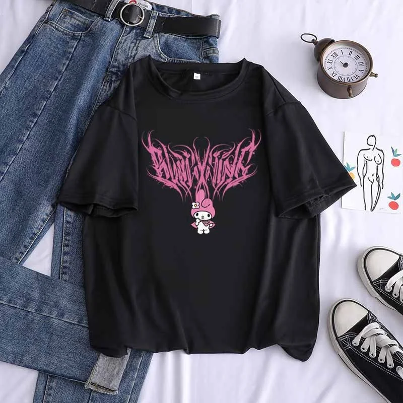 2021 new cute girl Japanese short-sleeved round neck loose t-shirt bottoming shirt oversized t shirt
2021 new cute girl Japanese short-sleeved round neck loose t-shirt bottoming shirt oversized t shirt