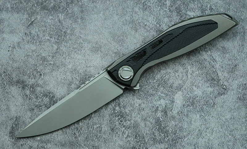 Green thorn Neon D2 Сталь 3D титановый сплав/G10 ручка складной нож для кемпинга выживания