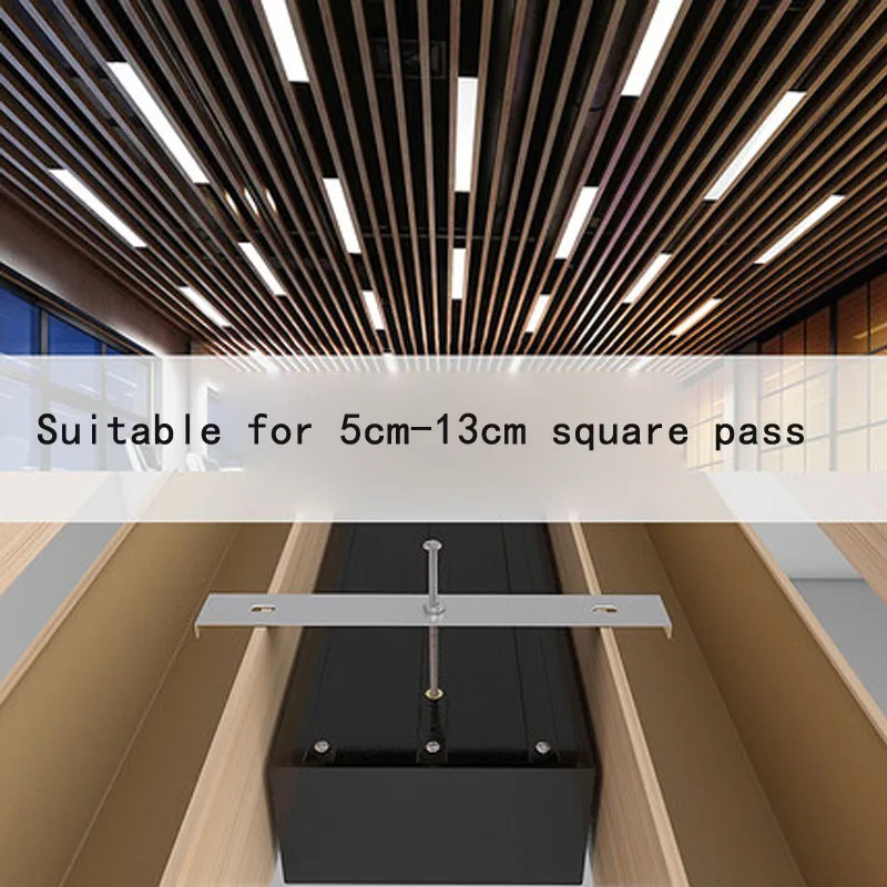 Aluminum Square Pass Ceiling Strip Light office Chandelier Shop Commercial grille light led rectangular square pass special
Aluminum Square Pass Ceiling Strip Light office Chandelier Shop Commercial grille light led rectangular square pass special