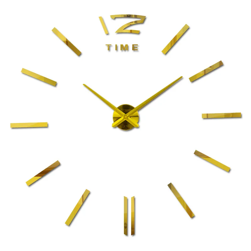 Creative wall clock diy Acrylic clock Living room home decoration Oversized mirror wall sticker clock
Creative wall clock diy Acrylic clock Living room home decoration Oversized mirror wall sticker clock