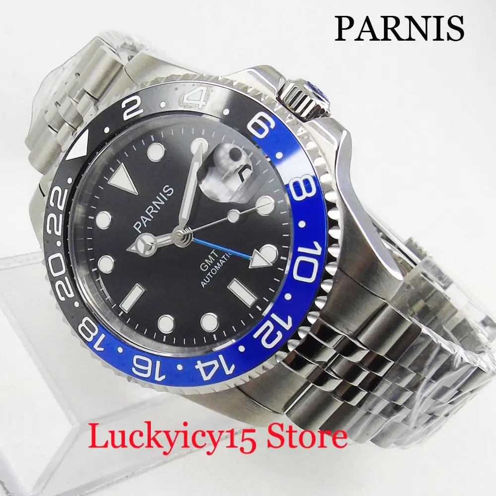 Лидер продаж, черный циферблат PARNIS 40 мм с ремешком из нержавеющей стали и окошком для даты, черный и синий циферблат
Лидер продаж, черный циферблат PARNIS 40 мм с ремешком из нержавеющей стали и окошком для даты, черный и синий циферблат