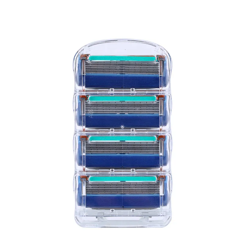 4pcs/set Excellent Shaving 5 Layers Razor Blades Compatible For Gillette Fusion Or Mache 3 For Men Face Care
4pcs/set Excellent Shaving 5 Layers Razor Blades Compatible For Gillette Fusion Or Mache 3 For Men Face Care