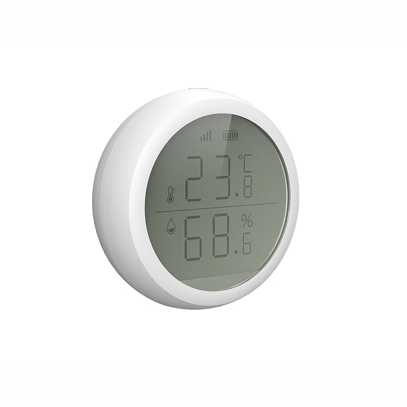 Умный гигрометр Zigbee с датчиком температуры и влажности, комнатный термометр с ЖК-дисплеем, поддержка Gateway
Умный гигрометр Zigbee с датчиком температуры и влажности, комнатный термометр с ЖК-дисплеем, поддержка Gateway