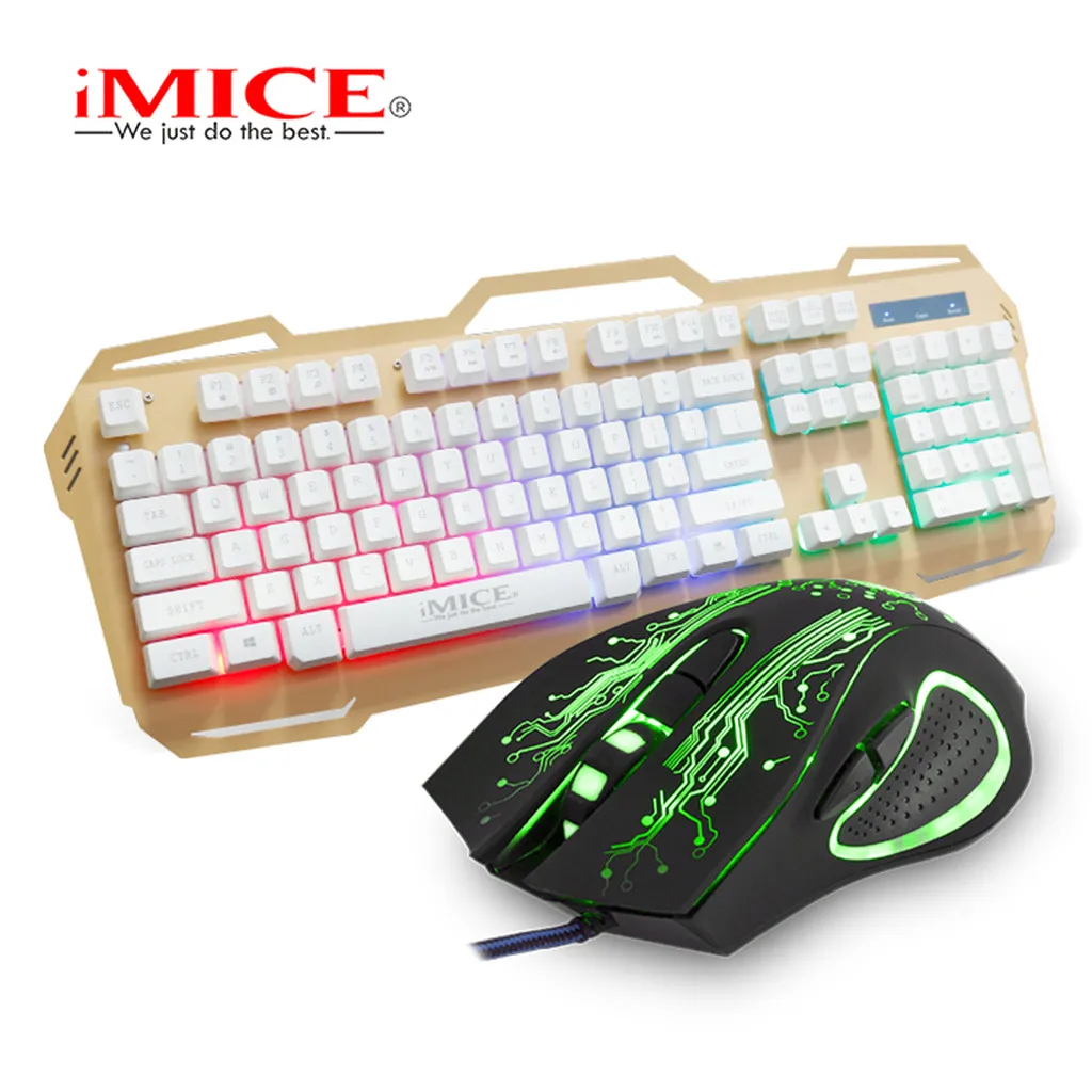 IMICE KM690 USB Wired Gaming Keyboard 3 Color LED Backlit 2400DPI Professional Adjustable Gaming Mouse Combo For PC Desktop
IMICE KM690 USB Wired Gaming Keyboard 3 Color LED Backlit 2400DPI Professional Adjustable Gaming Mouse Combo For PC Desktop