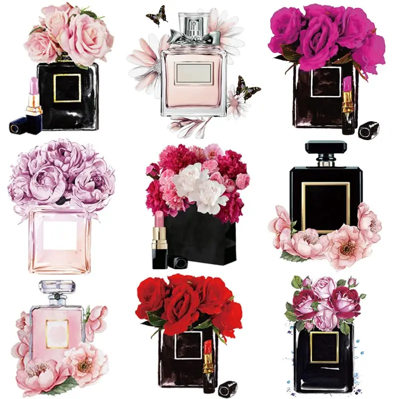 Beautiful Perfume Bottle Thermal Stickers DIY A-levels Iron On Transfer For Woman Clothing Funny Design On Clothes Patches Decor
Beautiful Perfume Bottle Thermal Stickers DIY A-levels Iron On Transfer For Woman Clothing Funny Design On Clothes Patches Decor