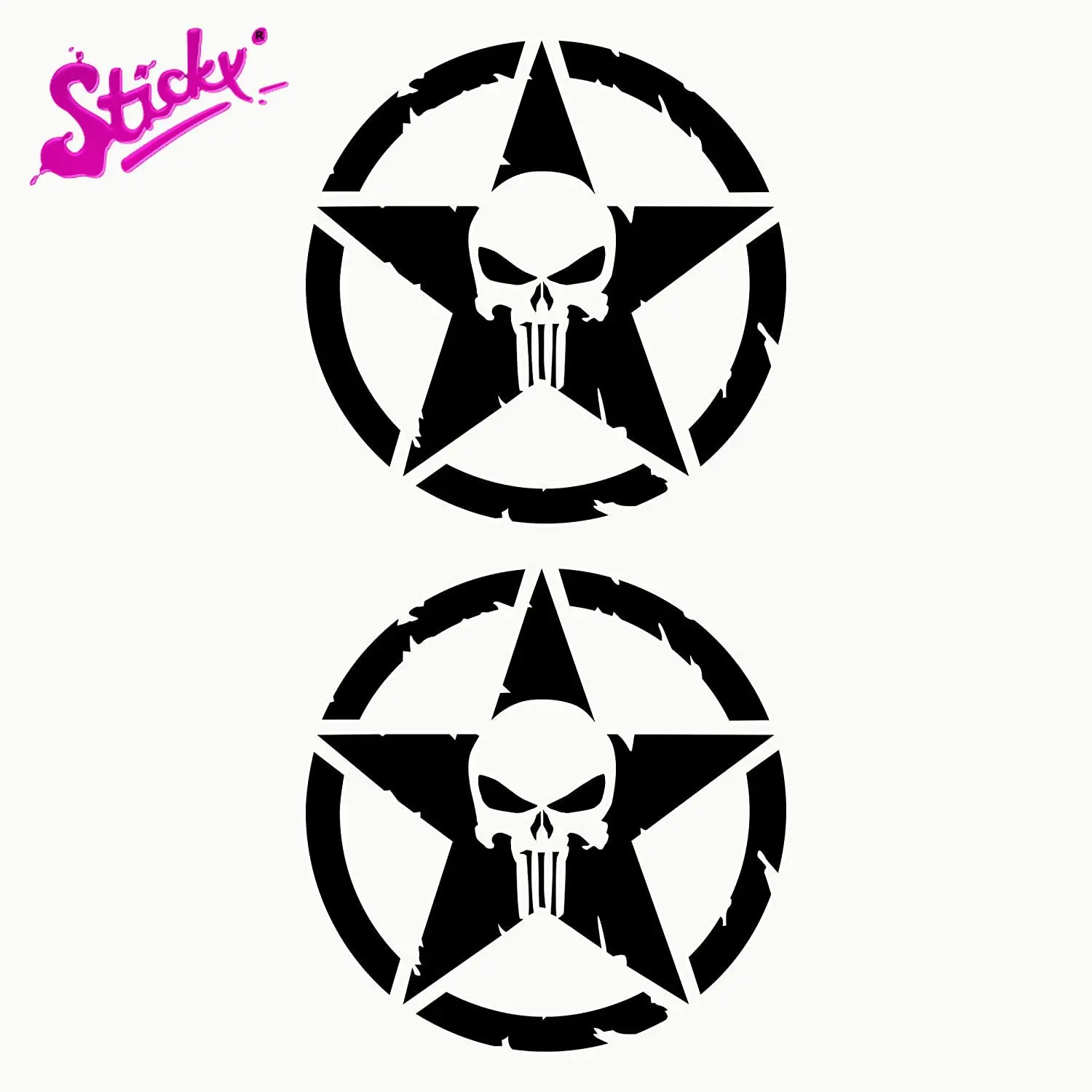 STICKY Star Skull Trail Car Sticker Decal Decor Off Road Off-Road 4x4 Units for RV Auto Motocross Racing Laptop Helmet Trunk
STICKY Star Skull Trail Car Sticker Decal Decor Off Road Off-Road 4x4 Units for RV Auto Motocross Racing Laptop Helmet Trunk