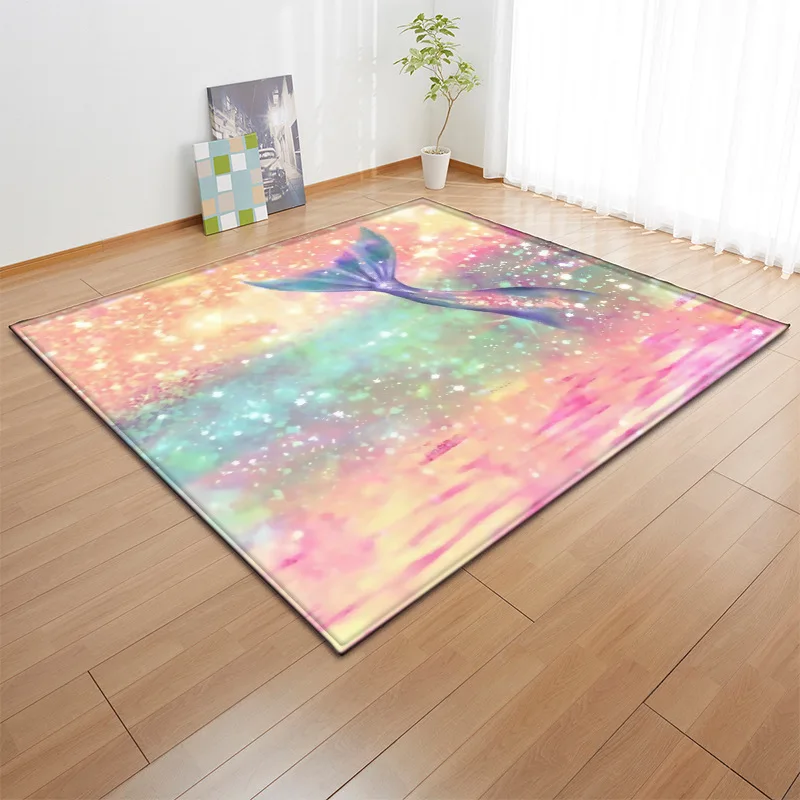 Cartoon Mermaid 3D Printing Carpets for Living Room Bedroom Area Rugs Soft Flannel Child Game Crawl Floor Mat Kids Room Play Rug
Cartoon Mermaid 3D Printing Carpets for Living Room Bedroom Area Rugs Soft Flannel Child Game Crawl Floor Mat Kids Room Play Rug