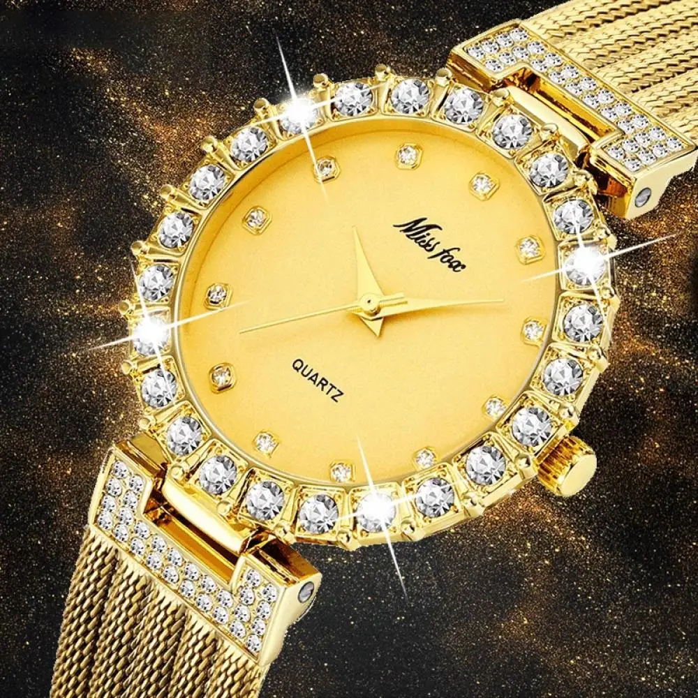 Missfox Luxury Women Watches Brand Watch Bracelet Waterproof Big Diamond Ladies Wrist Watches Quartz Women Clock
Missfox Luxury Women Watches Brand Watch Bracelet Waterproof Big Diamond Ladies Wrist Watches Quartz Women Clock