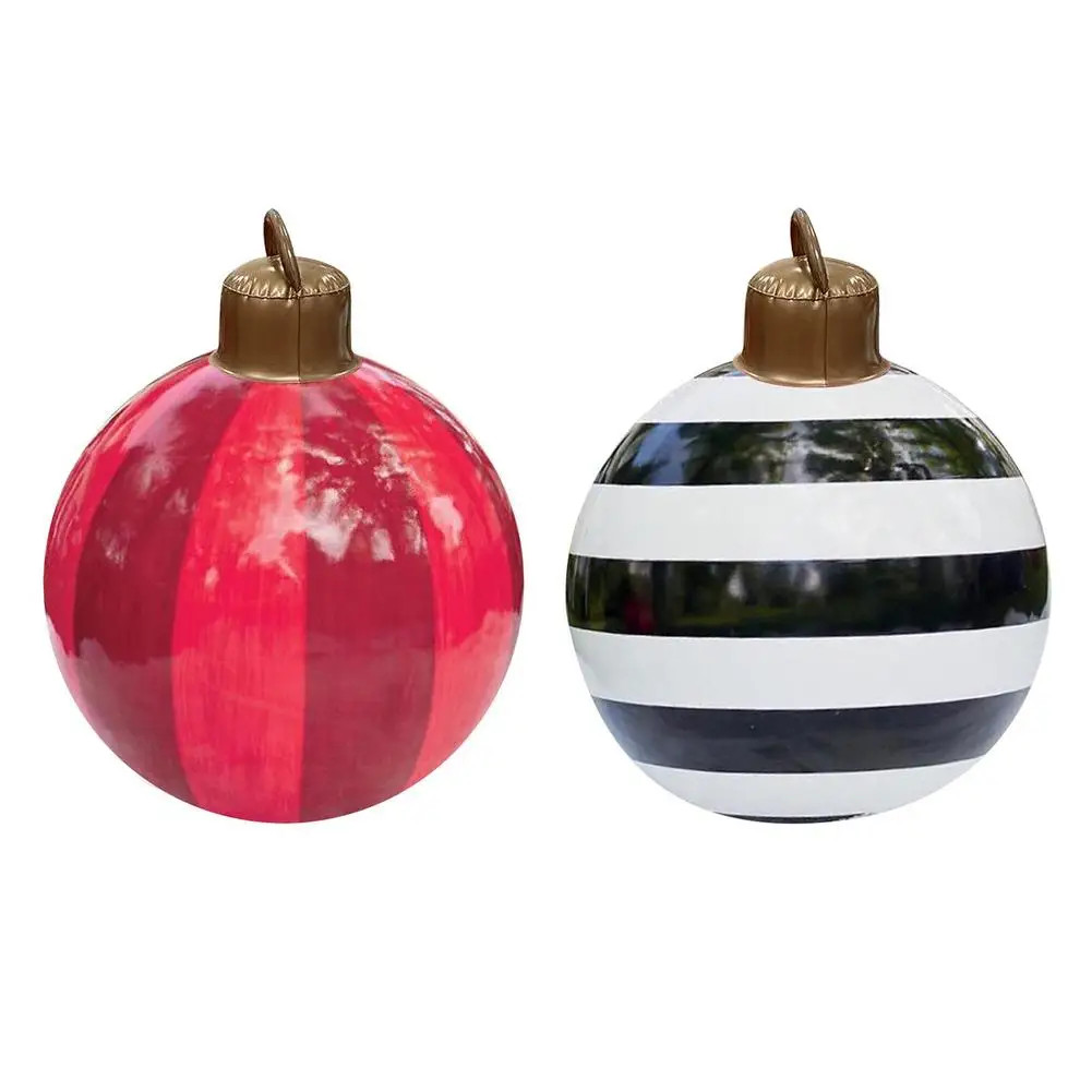 Рождественский надувной шар из ПВХ диаметром 60 см, красочный уличный изысканный Рождественский шар, украшения для дома, подарки 
Рождественский надувной шар из ПВХ диаметром 60 см, красочный уличный изысканный Рождественский шар, украшения для дома, подарки