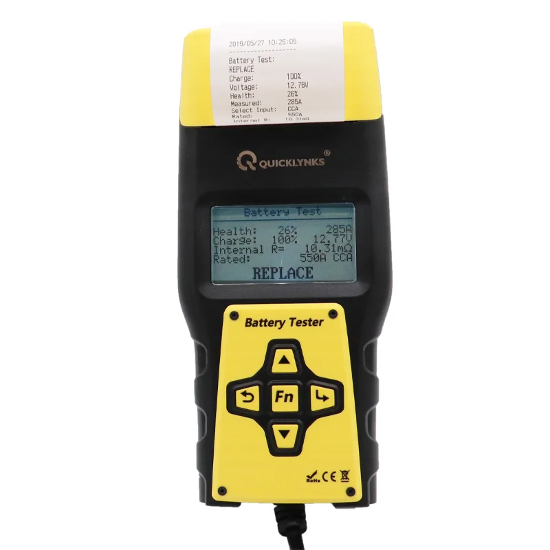 Factory price battery analyzer BA1000 professional 12V car battery tester with print function
Factory price battery analyzer BA1000 professional 12V car battery tester with print function