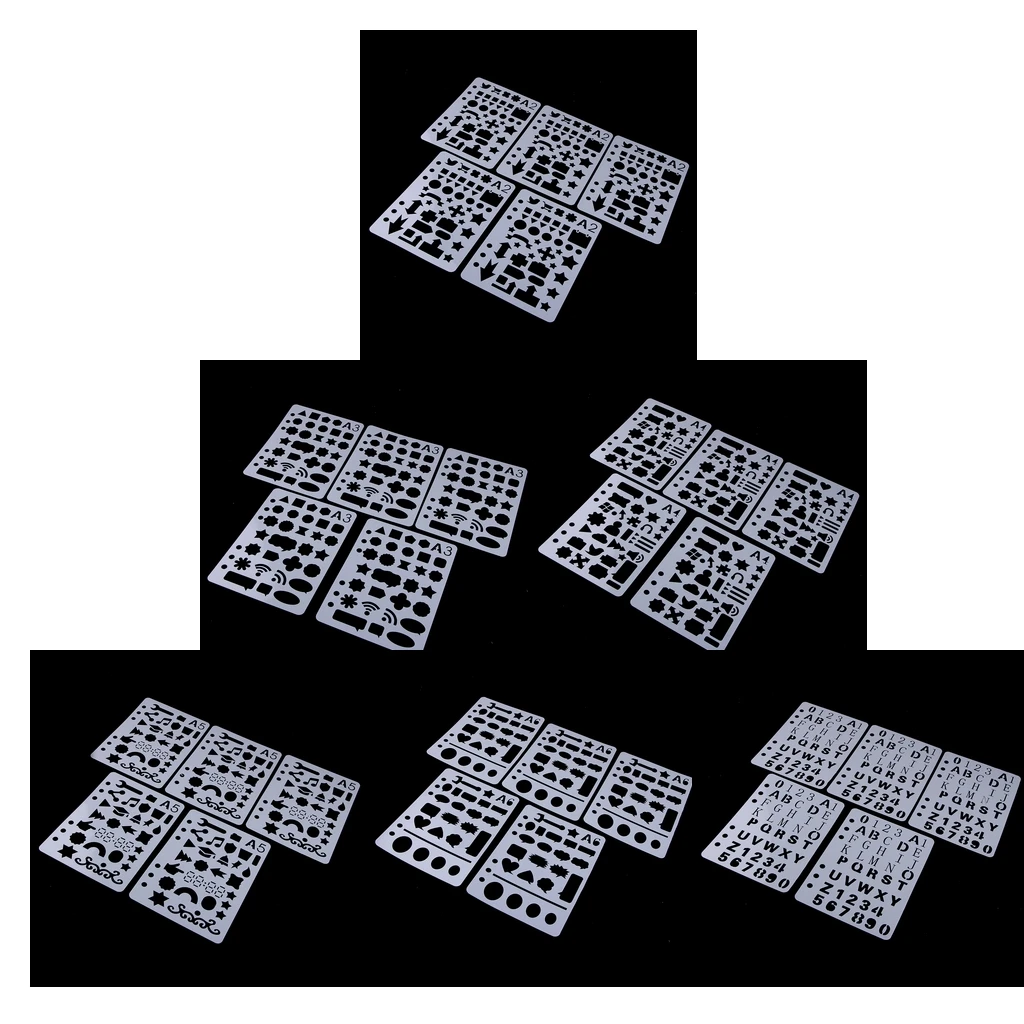 5 Pieces Artistic Drafting Art Templates of Various Shapes and Designs for Artists And Art & Craft Projects
5 Pieces Artistic Drafting Art Templates of Various Shapes and Designs for Artists And Art & Craft Projects