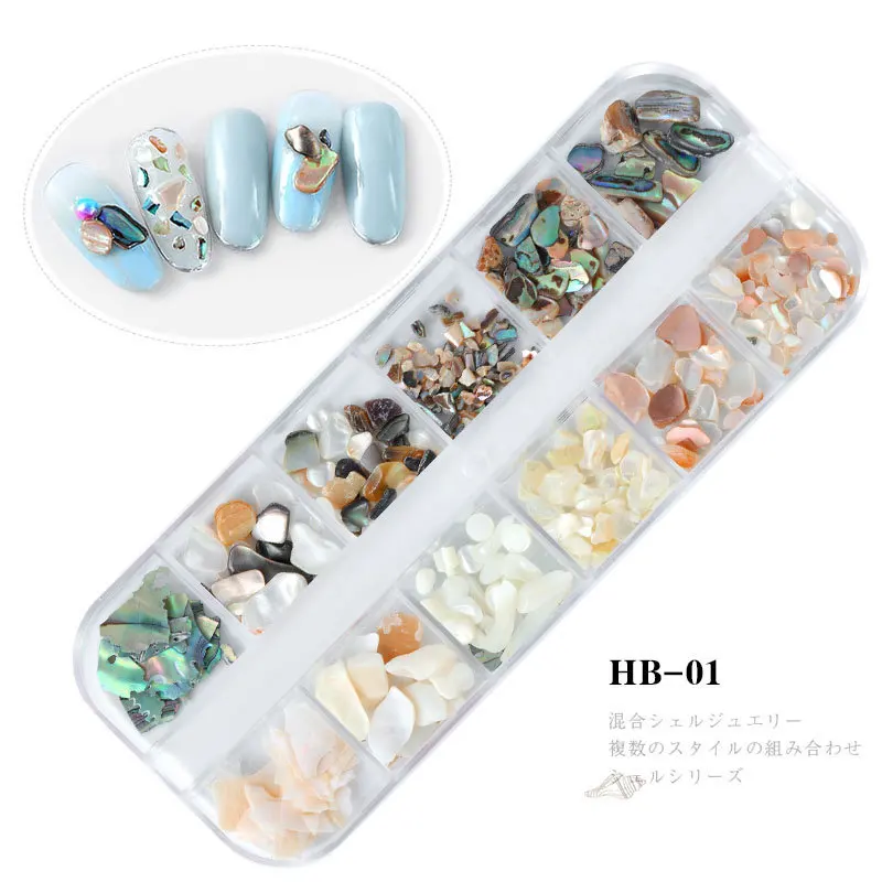 1 Box 3D Natural Shell Flakes Irregular Nail Art Decoration Gradient Broken Shell Slices Nail Glitter Pearl Manicure Accessories
1 Box 3D Natural Shell Flakes Irregular Nail Art Decoration Gradient Broken Shell Slices Nail Glitter Pearl Manicure Accessories