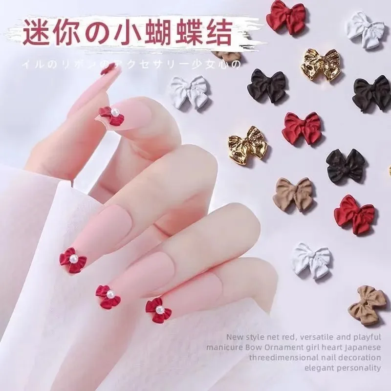 Net red explodes mini small bowknot new style Japanese style red small black and white French resin nail decoration drill lovely
Net red explodes mini small bowknot new style Japanese style red small black and white French resin nail decoration drill lovely