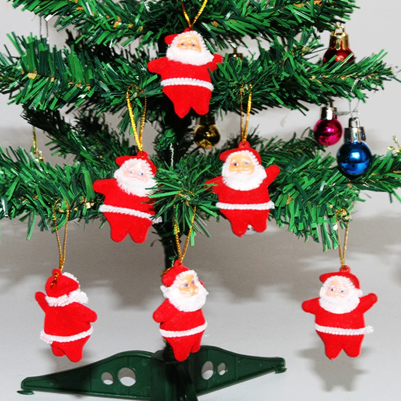 6 Pcs/Set Mini Santa Claus Pendants Hanging Ornament Festival Xmas New Year Christmas Decorations Gifts Wooden Painted for Home
6 Pcs/Set Mini Santa Claus Pendants Hanging Ornament Festival Xmas New Year Christmas Decorations Gifts Wooden Painted for Home