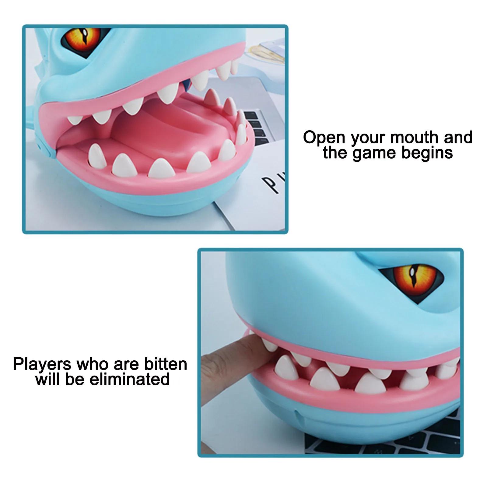 Children Large Crocodile Shark Mouth Dentist Bite Finger Game Novelty Jokes Kids Cartoon Pirate Barrel Family Trick Funny Game
Children Large Crocodile Shark Mouth Dentist Bite Finger Game Novelty Jokes Kids Cartoon Pirate Barrel Family Trick Funny Game