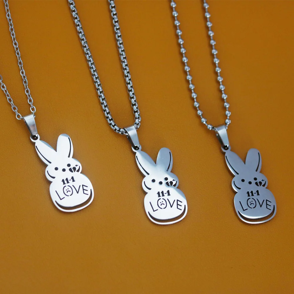 Popular New Fashion Creative Bunny Pendant Necklace Sexy Charming Clavicle Chain Jewelry Men's and Women's Accessories Wholesale
Popular New Fashion Creative Bunny Pendant Necklace Sexy Charming Clavicle Chain Jewelry Men's and Women's Accessories Wholesale