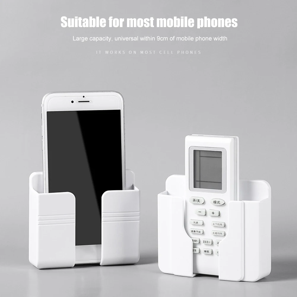 Wall Mounted Mobile Phone Charging Organizer Remote Control Storage Box Phone Plug Wall Holder Stand Socket Storage Shelf
Wall Mounted Mobile Phone Charging Organizer Remote Control Storage Box Phone Plug Wall Holder Stand Socket Storage Shelf