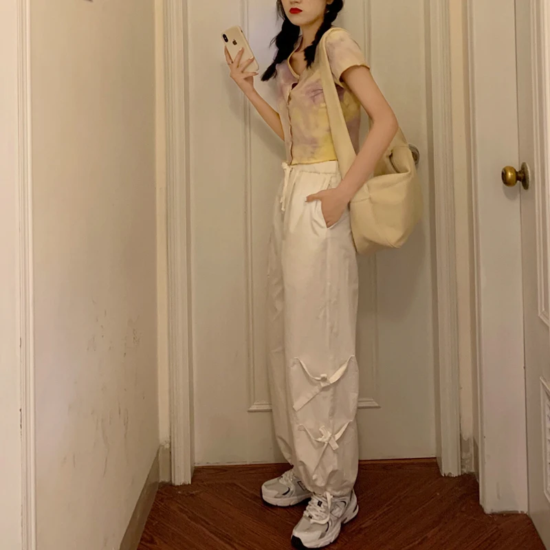 White Overalls for Women Loose-Fit Tappered Trousers 2021 New Summer High Waist Slimming Versatile Casual Pants Trendy Ins
White Overalls for Women Loose-Fit Tappered Trousers 2021 New Summer High Waist Slimming Versatile Casual Pants Trendy Ins