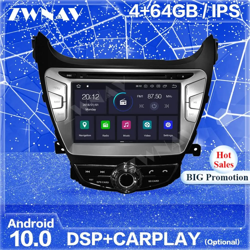 Carplay Android 10 Screen Player GPS For Hyundai Elantra 2011 2012 2013 Avante MD Auto Radio Stereo Multimedia Player Head Unit
Carplay Android 10 Screen Player GPS For Hyundai Elantra 2011 2012 2013 Avante MD Auto Radio Stereo Multimedia Player Head Unit