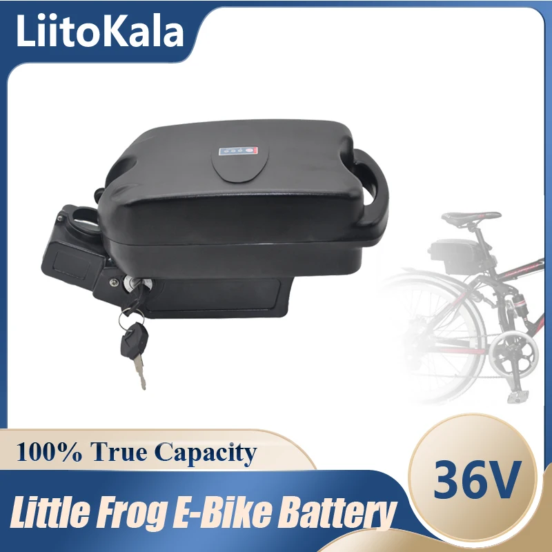 

LiitoKala 36V 10Ah 12Ah 15Ah 20Ah little small frog under seat post e-bike ebike battery pack for 250w 350w 500w motor battery