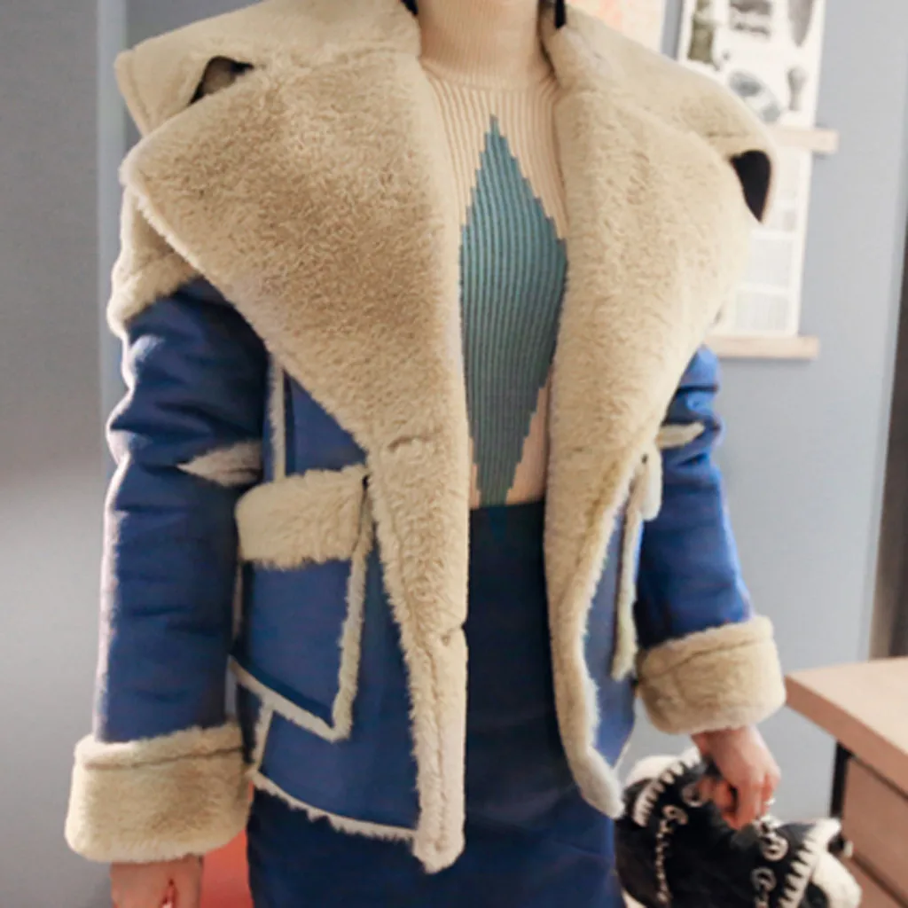 FREE OSTRICH Womens Oversize Lapel Cashmere Wool Blend Belt Trench Coat Outwear Jacket jacket women 2020 | Женская одежда