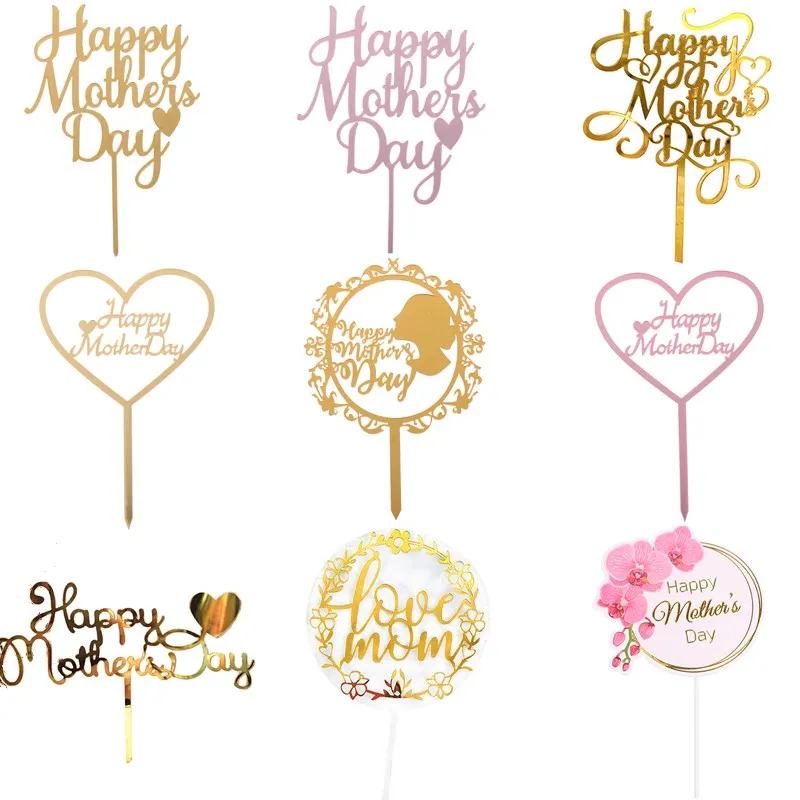 Happy Mother's Day Cake Topper Acrylic Rose Gold Best Mom Cake Topper for Mother's Day Birthday Cake Cupcake Dessert Decorations
Happy Mother's Day Cake Topper Acrylic Rose Gold Best Mom Cake Topper for Mother's Day Birthday Cake Cupcake Dessert Decorations