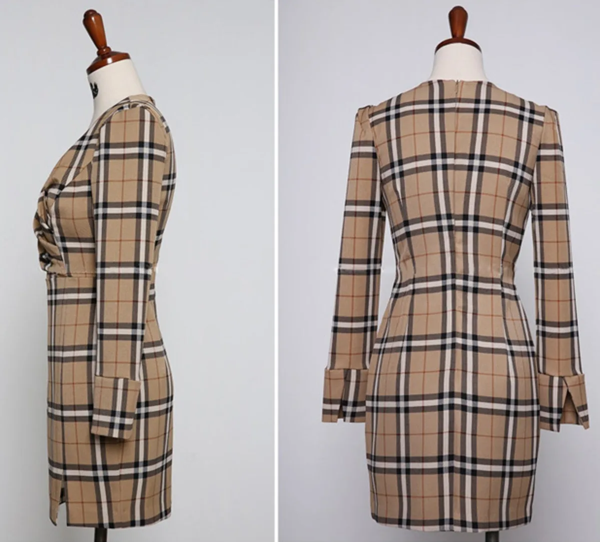 BacklakeGirls 2021 Autumn Vintage OL Dress Women Chest Wrapped Mini Vestidos Casual Plaid V Neck Long Sleeve Cocktail Dress Robe
BacklakeGirls 2021 Autumn Vintage OL Dress Women Chest Wrapped Mini Vestidos Casual Plaid V Neck Long Sleeve Cocktail Dress Robe