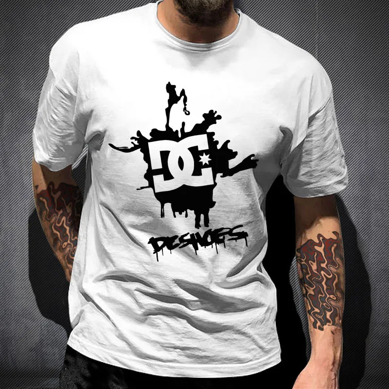 Summer Clothes Oversized T-shirt DC Men's Pure Cotton Quality Printing 100% Pure Cotton tees Men's Sports Leisure Tops
Summer Clothes Oversized T-shirt DC Men's Pure Cotton Quality Printing 100% Pure Cotton tees Men's Sports Leisure Tops