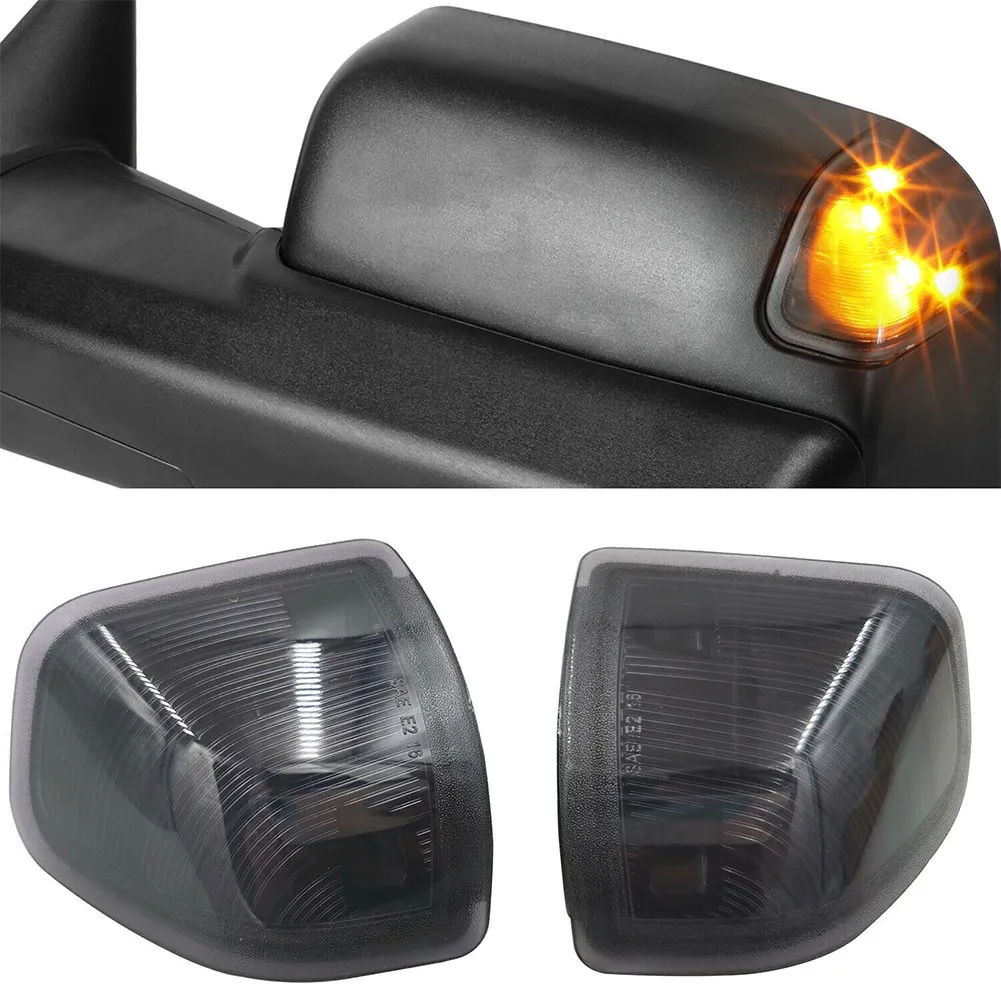 1 Pair Front Mirror Turn Signal Light Smoke Lens Amber LED Side Mirror Turn Signal Lights For Dodge Ram 1500 2500 3500
1 Pair Front Mirror Turn Signal Light Smoke Lens Amber LED Side Mirror Turn Signal Lights For Dodge Ram 1500 2500 3500