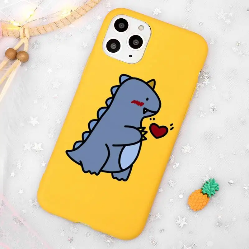 Cute Cartoon Animal Dinosaur Couple Phone Case Candy Color Yellow for iPhone 11 12 pro XS MAX 8 7 6 6S Plus X 5S SE 2020 XR
Cute Cartoon Animal Dinosaur Couple Phone Case Candy Color Yellow for iPhone 11 12 pro XS MAX 8 7 6 6S Plus X 5S SE 2020 XR