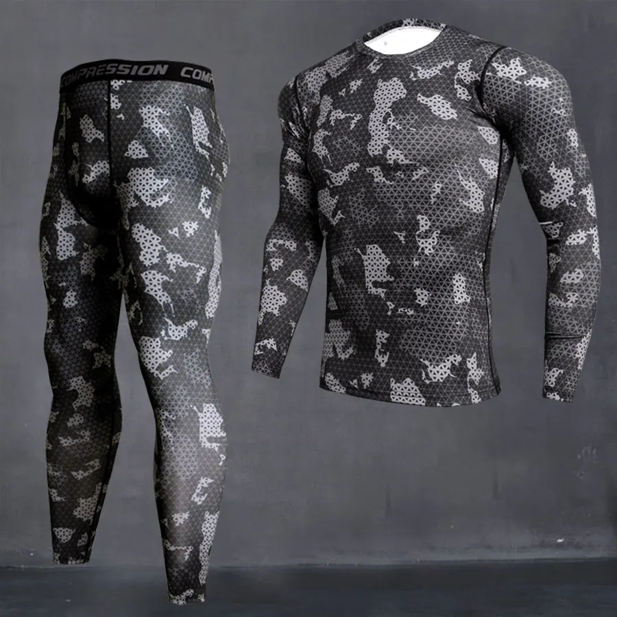 Men's Sport Running Compression Set T-shirt + Pants Skin-tight Long Sleeves Fitness Rashguard MMA Gym Training Clothes
Men's Sport Running Compression Set T-shirt + Pants Skin-tight Long Sleeves Fitness Rashguard MMA Gym Training Clothes