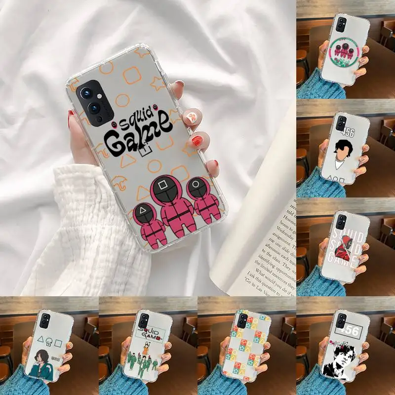 Squid Game 456 Round Six Phone Case Transparent For OnePlus 9 8 7 7t 8t Oppo find X3 X2 reno5 Vivo X60 X50 Pro MeiZu 17 16XS
Squid Game 456 Round Six Phone Case Transparent For OnePlus 9 8 7 7t 8t Oppo find X3 X2 reno5 Vivo X60 X50 Pro MeiZu 17 16XS