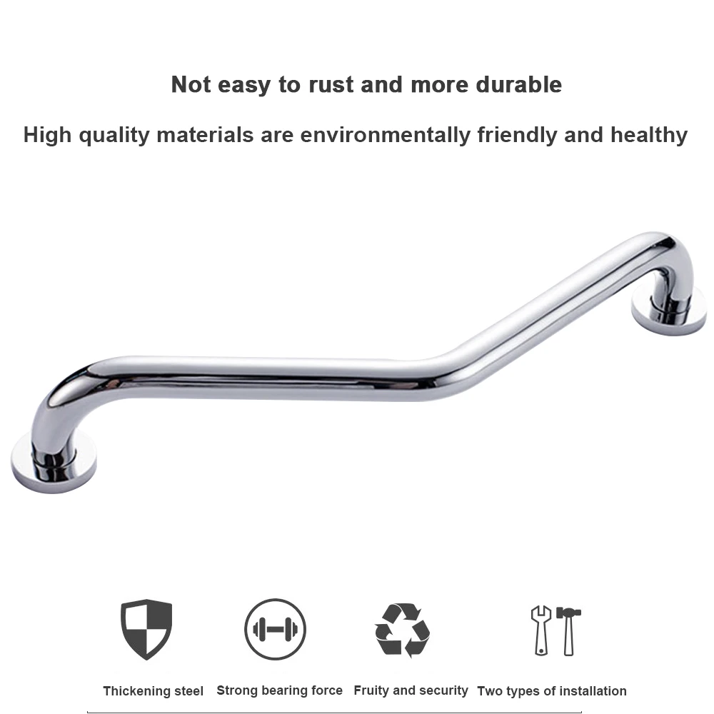 Bathroom Safety Rails Elderly Safety Non-slip Handles Thickened Bathroom Wall Corner Barrier-free Safety Rails Bath Crock
Bathroom Safety Rails Elderly Safety Non-slip Handles Thickened Bathroom Wall Corner Barrier-free Safety Rails Bath Crock