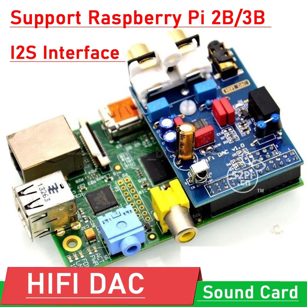 HIFI DAC аудио модуль звуковой карты PCM5102 I2S интерфейс для PIR Raspberry Pi 2B 2/3 B + объемный музыкальный плеер
HIFI DAC аудио модуль звуковой карты PCM5102 I2S интерфейс для PIR Raspberry Pi 2B 2/3 B + объемный музыкальный плеер