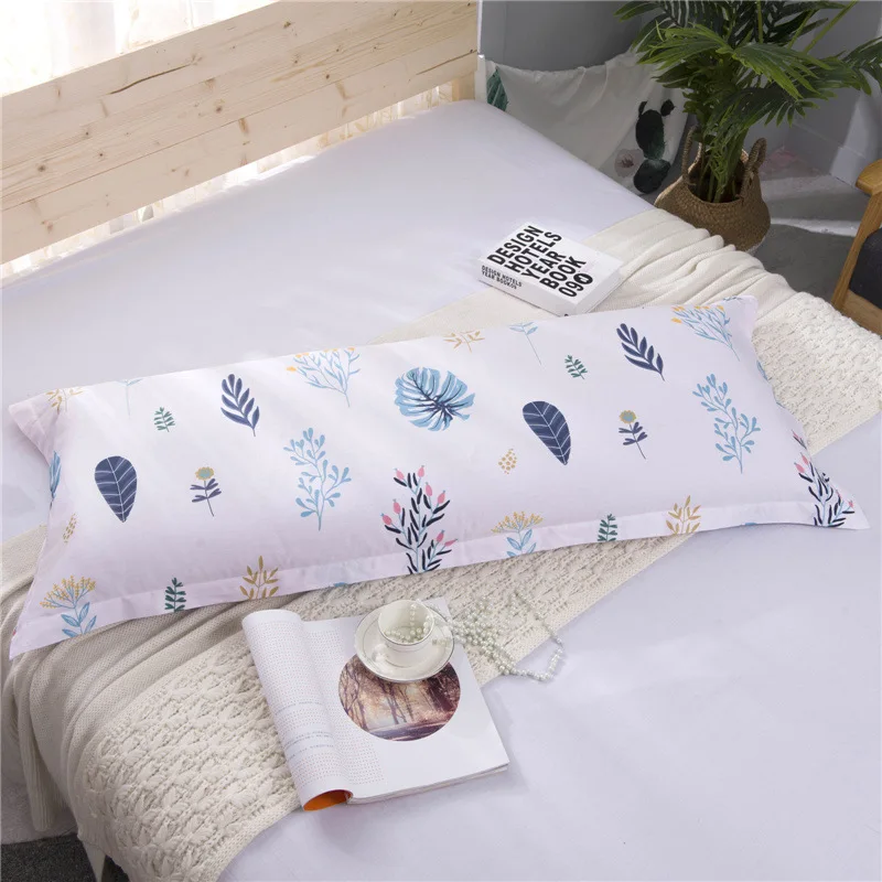 Bedding Double Long Pillowcase, Leaves Print Long Pillow Case 45x120cm, 45x150cm, 45x180cm XF883-10 
Bedding Double Long Pillowcase, Leaves Print Long Pillow Case 45x120cm, 45x150cm, 45x180cm XF883-10