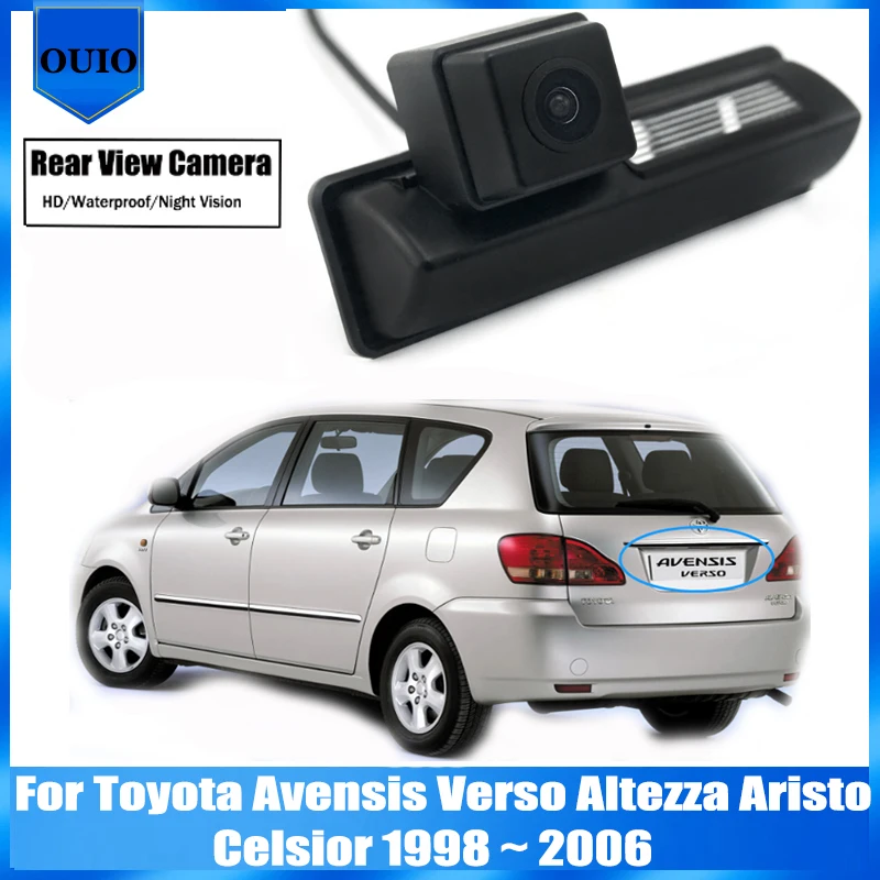 Rear View Reverse Camera Back Up Parking For Toyota Avensis Verso Altezza Aristo Celsior 1998 ~ 2006 HD CCD license plate camera
Rear View Reverse Camera Back Up Parking For Toyota Avensis Verso Altezza Aristo Celsior 1998 ~ 2006 HD CCD license plate camera
