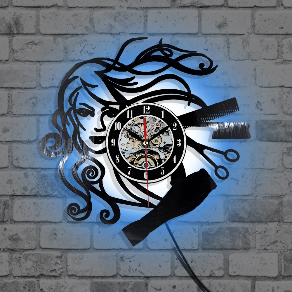 Barber Vinyl Record 3D Wall Clock Modern Design Wall Watch Barber Shop Hairdresser Wall Decor For Beauty Salon Dial Vision Clock
Barber Vinyl Record 3D Wall Clock Modern Design Wall Watch Barber Shop Hairdresser Wall Decor For Beauty Salon Dial Vision Clock