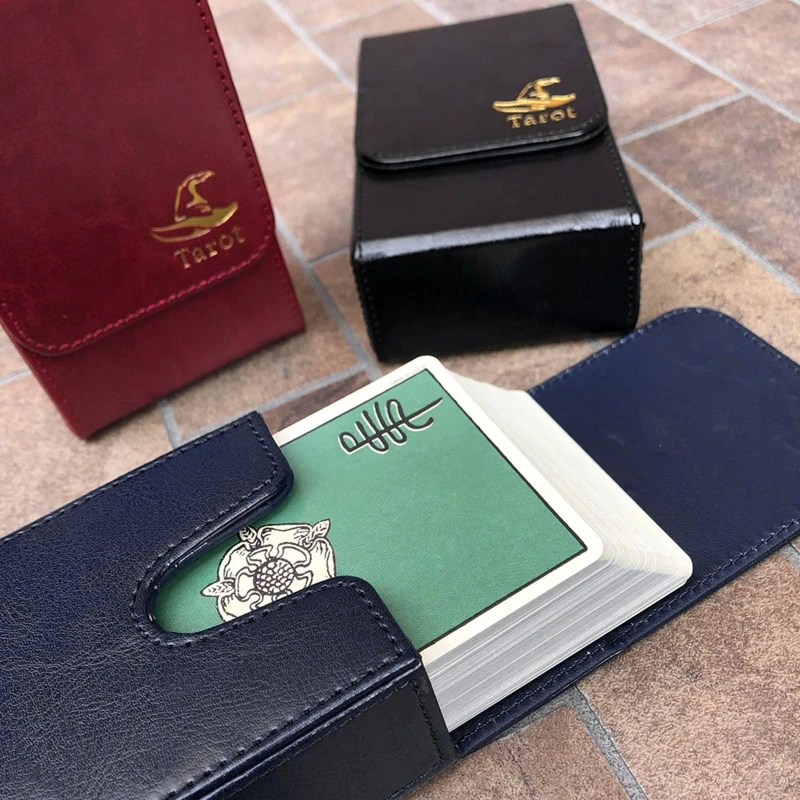 Portable Tarots Card Storage Box Double Leather Collection Board Game Poker Case
Portable Tarots Card Storage Box Double Leather Collection Board Game Poker Case