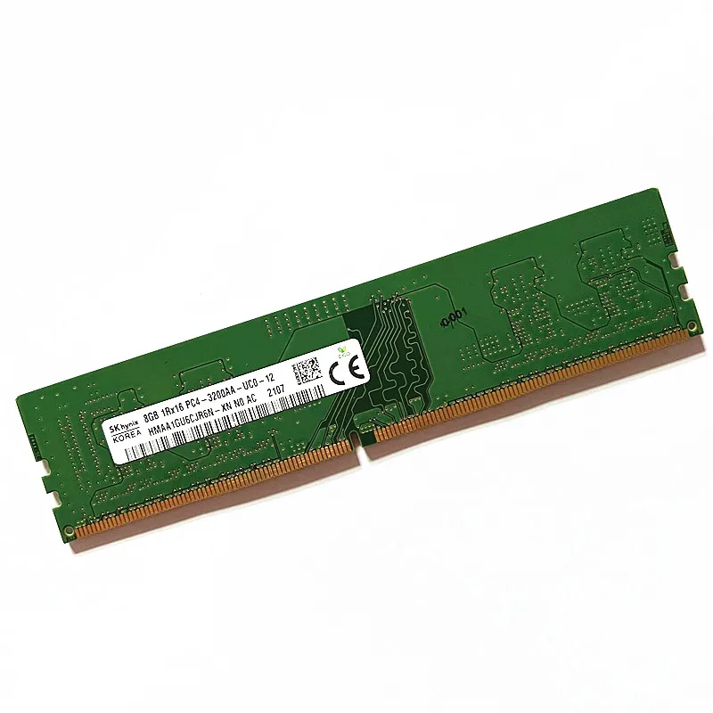 SK hynix DDR4 RAMs 8 Гб 3200 МГц UDIMM 288pin память для настольного компьютера 8 Гб 1Rx16 PC4-3200AA-UC0-12 1,2 в 1 шт.
SK hynix DDR4 RAMs 8 Гб 3200 МГц UDIMM 288pin память для настольного компьютера 8 Гб 1Rx16 PC4-3200AA-UC0-12 1,2 в 1 шт.