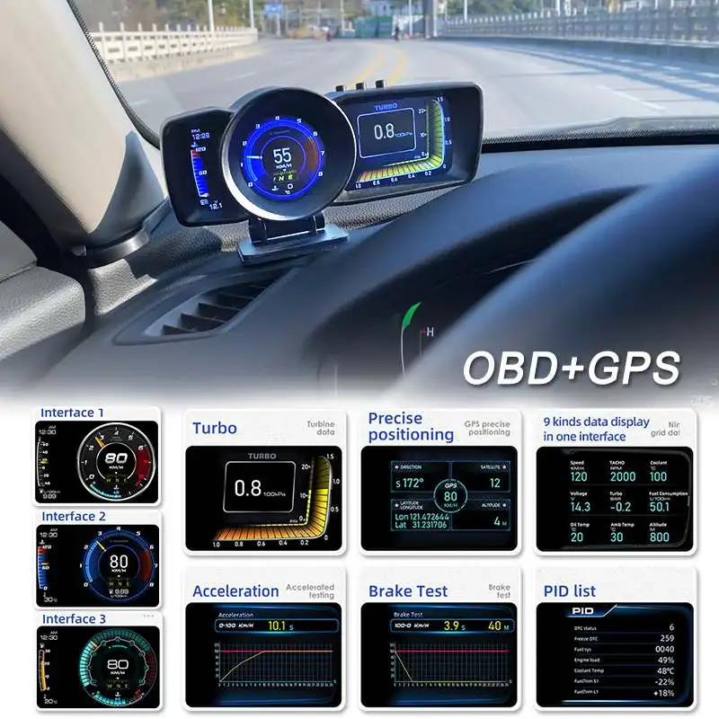 Универсальный Автомобильный сканер HUD OBD2, головной цифровой ЖК-дисплей, наконечники направления, компьютер, тест турботормоза, Автомобильн...
Универсальный Автомобильный сканер HUD OBD2, головной цифровой ЖК-дисплей, наконечники направления, компьютер, тест турботормоза, Автомобильн...